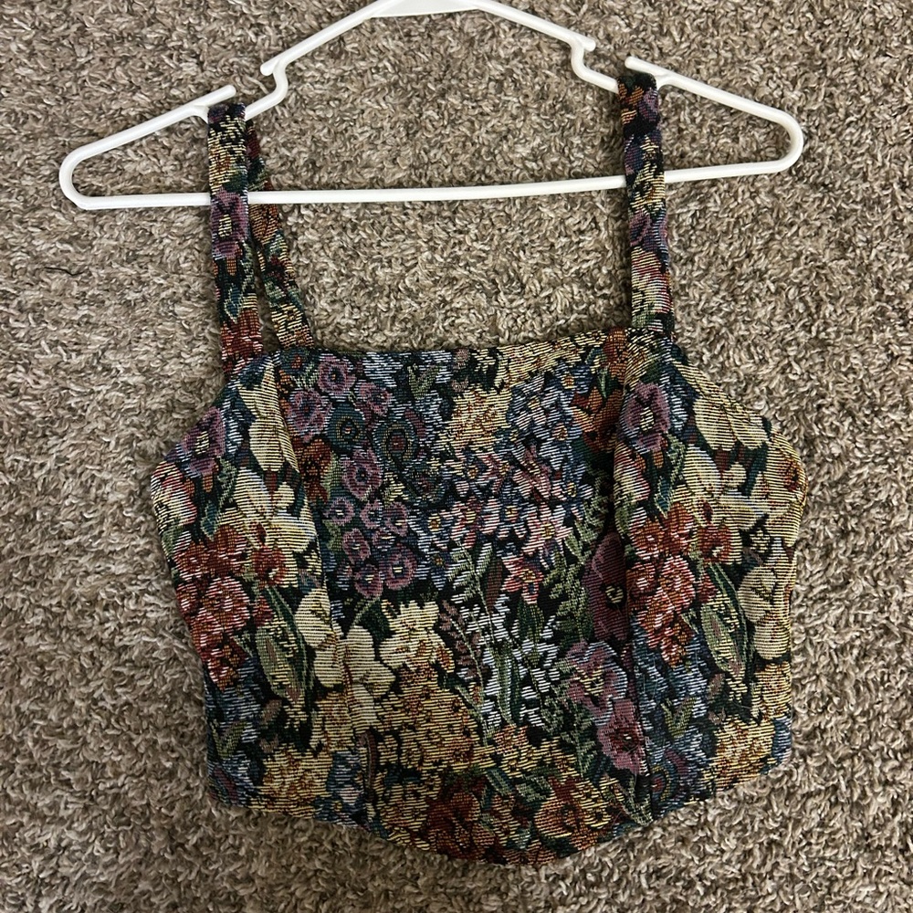 Floral Tapestry Women’s Top